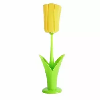2PCS Sponge Cleaning Brush Long Handle Grip Cup Brush for Coffee Mugs Winebottle Baby Bottles