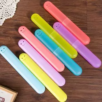 2PCS Toothbrushbox Excellent Portable Travel Hiking Camping Toothbrush Holder Case Box Tube Cover Protect