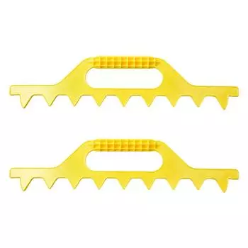 2Piece Hive Frame Spacing Rakes Set for Apiaries Beekeepers Ergonomic Design 8 Frame Compatibility Accurate Measurements
