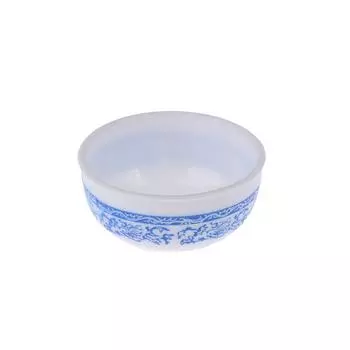2шт 1:6 кукольных миниатюрных мисок, сине-белая миска, кухонная посуда, декор