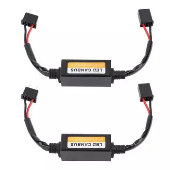2шт H7 светодиодный декодер фар водонепроницаемый Plug and Play анти мерцающий Canbus декодер ошибок
