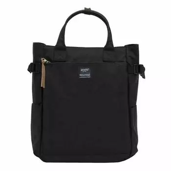 2WAY Tote Backpack REGULAR POST Black [Anello] AT-C1225