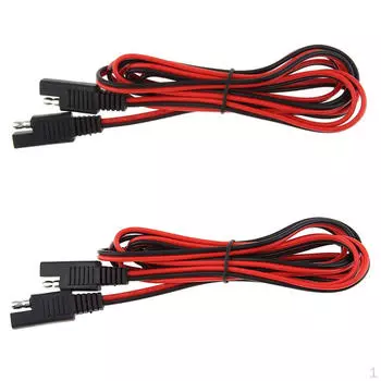 2X 18AWG SAE удлинительный кабель - для автомобильного разъема питания постоянного тока
