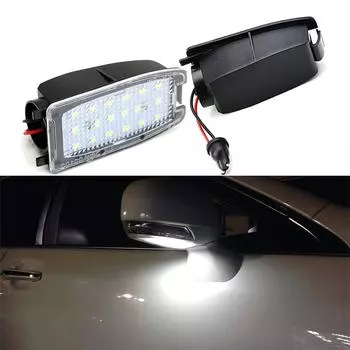 2x Canbus No Error LED боковые зеркала заднего вида лампы для Land Rover LR4 LR3 LR2 Rang Rover Sport 2007-2013 6000K Белый