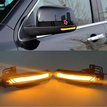 2x Car Dynamic Blinker Side Mirror Light Indicator For Jeep Grand Cherokee Dodge