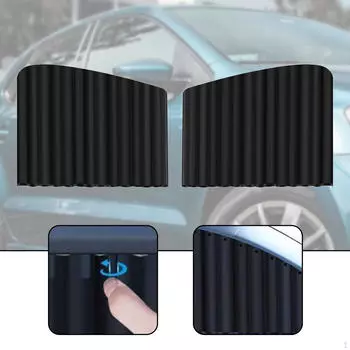 2x Car Front Side Window Shades Privacy Curtains Auto Accessories Universal Covers Sun