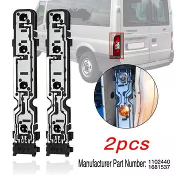 2X для Ford Transit MK6 MK7 2000-2014 задний фонарь, держатель лампы, патрон для объектива, замена печатной платы кластера чёрный
