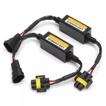 2X H8 H9 H11 LED Декодер для фар Canbus Без мерцания Ошибок Нагрузочный резистор