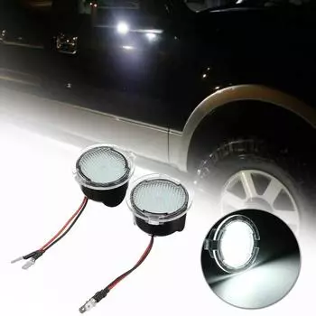 2x модернизация автомобиля светодиодная подсветка бокового зеркала для Ford Edge Mondeo Explorer Taurus