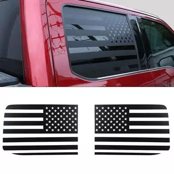 2x наклейки с американским флагом на заднее окно, накладка для Ford F150 2015-2022, аксессуары