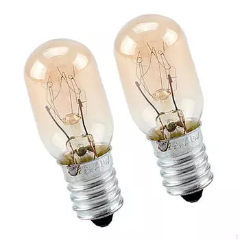 2x Oven Light Bulb 230V 15W Glass Shell Appliance for Stoves