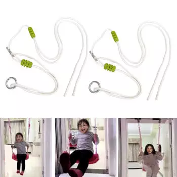 2x Swing Ropes Lightweight Multi Strand for Garden Playground Outdoor Swings