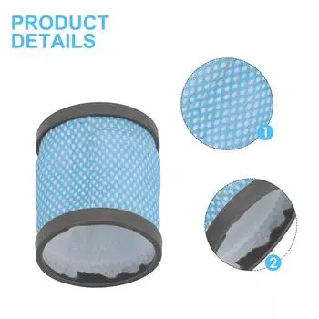 2X Washable Filters For Hoover Cordless Vac Exhaust Filter FD22 Series FD22BR 66*55mm Sweeper Robot Cleaning Accessories