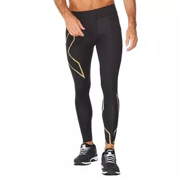 2XU Two Times You MCS Run компрессионные леггинсы всесезонные черные спортивные беговые бега для фитнеса компрессионные спортивные внутренние длинные леггинсы чёрный