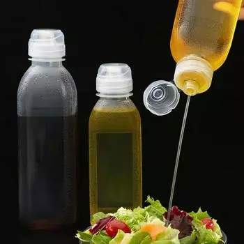 300/500ml Squeeze Oil Bottle Kitchen Spray Bottles Dispenser Leak-proof Vinegar Condiment Olive Bottle Baking Kitchen Supplies