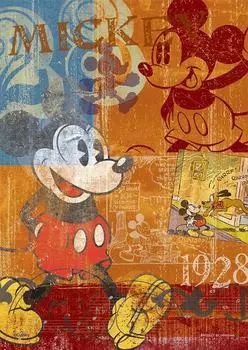 Деревянный пазл из 300 деталей Микки Маус (18,2x25,7см)
