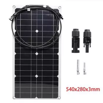 300 Вт/600 Вт солнечная панель 18 В гибкая Sola Cell 10A-100A контроллер подходит для мобильного телефона автомобиля автофургона кемпинга солнечные панели зарядное устройство