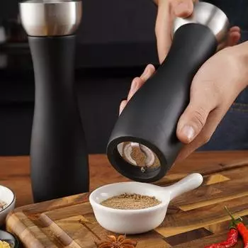 304 Stainless Steel Manual Pepper Grinder Kitchen Spice Mill 6 8 Salt and Pepper Mills Adjustable Ceramic Grinder