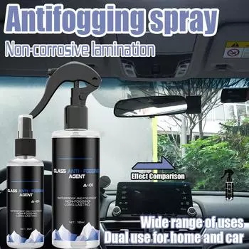30/100ml Car Anti-fog Agent Front Windshield Anti-fog Coating Lasting Supplies Window Rainproof Glass Car Defogger Cleaner Z0V9