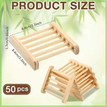 30-150PCS Soap Saver Wood Soap Dish Bulk for el Bathroom Soap Holders Hand Craft Soap Case for Bathtub Shower Dish Accessorie