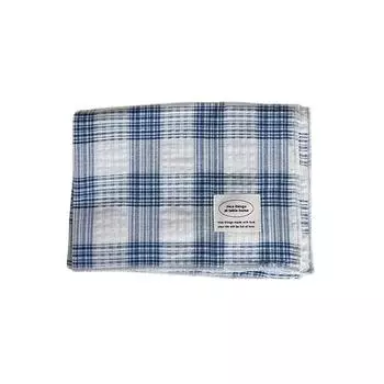 30*40cm Grid Decorative Tablecloth Ornament Stripe Photography Props Table Mat Placemats Slip-resistant 2 Colors