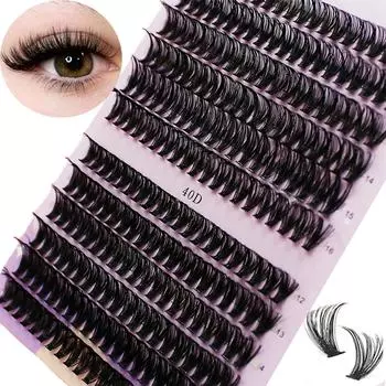 30/40D 12-16 мм Mix D Curl кластерные ресницы отдельные ресницы наращивание ресниц кластеры мягкие натуральные накладные ресницы MIX