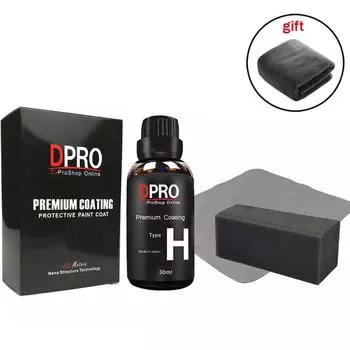 30 мл полироль для ухода за лакокрасочным покрытием автомобиля Super Nano Ceramic Car Coating Care Anti-Scratch Paint 9H Crystal Liquid Glass Hydrophobic H-30ML