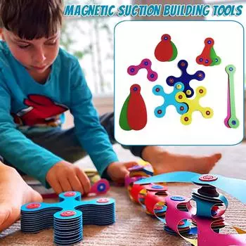 30 шт. DIY Модульный Магнитный Конструктор Магнитная Строительная Игра