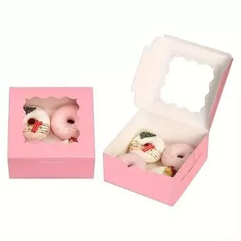 30 шт. Коробки для тортов с окном, коробки для выпечки, коробки для тортов, пирожных, шоколада, кексов, декор для вечеринки ко Дню святого Валентина