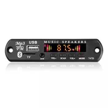 30 Вт MP3 WMA декодер плата беспроводной аудио модуль USB AUX FM TF радио Bluetooth музыкальный автомобильный плеер с пультом дистанционного управления DC 9 В-12 В Decoder Board
