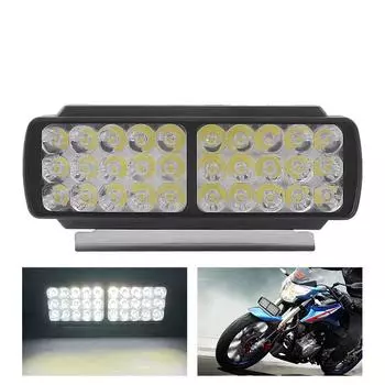 30LED 12V Motorcycle Headlight Auxiliary Bulb LED Electric Vehicle Spotlights Scooters Waterproof Modified Bulbs Moto Accessories 1 piece