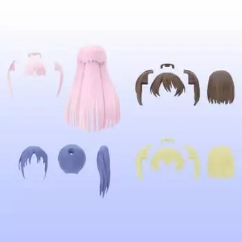 30MS Optional Hair Style Parts Vol.6 4 types in total, Korean popular bandai