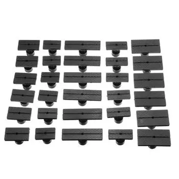 30Nylon Black Dent Repair Glue Tabs Work With Glue Puller Slide Hammer Car Dent Repair Tools Set