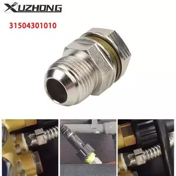 31504301010 1 шт. AN10 10AN серебристый DIY турбинный масляный поддон / заглушка-адаптер возвратной трубы для поддона турбины без сварного шва TF-1131-S серебряный