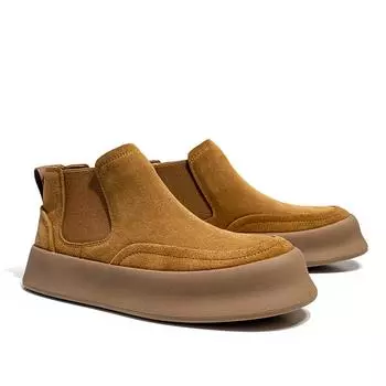 3173 Chelsea boots medium help British retro tooling boots men s versatile leather Martin boots new men s shoes 38 - Too Large