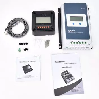 3210AN Солнечный контроллер MPPT 30A Tracer+MT50 удаленный счетчик с ЖК-экраном
