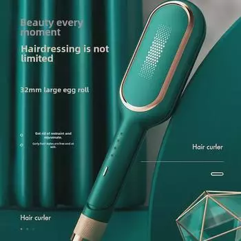 32MM Wave Egg Curling Iron - Home & Student Styling Tool 32MM вишневый розовый