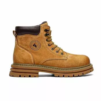3330 Martin boots men s high-top British short boots autumn retro tooling mountaineering boots men s outdoor big yellow boots 35