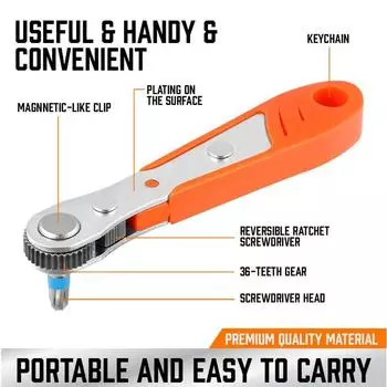 33 In 1 Screwdriver Set Magnetic Short Bit Socket Extension Rod Phillips Slotted Torx Hex Multitool With Ratchet Wrench