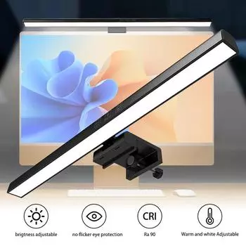 33 см 50 см светодиодный компьютерный экран подвесная настольная лампа USB-подключение монитор бар подсветка регулируемая 3 цвета офисная учебная лампа для чтения