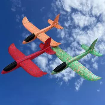 33 см пенопластовый самолет-планер, ручной бросок, легкий самолет, инерционные самолеты-пузыри из EPP, запуск на открытом воздухе, детские игрушки для детей, подарок для мальчиков