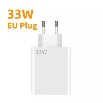 33W Fast USB Wall Charger QC 3.0 Quick Charge Adapter for Xiaomi iPhone Portable Mobile Charger EU/US Plug High-Speed Charging Only EU Plug