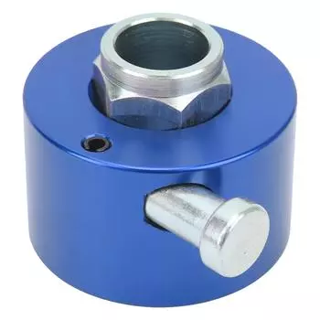 34in Shaft Steering Wheel Quick Release Disconnect Hub with Push Button for 3 Hole Steering Wheel синий