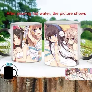 350ml 5 Bra Beauties Color Chang Mug BSKT-055 Ceramic Mugs Coffee Cups Personalized Gifts Drinkware Thermosensitive Cup Custom 350ml