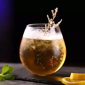 350ML Spherical Cocktail Glass Transparent Beer Tumbler Glass Cup Bar Party Drinkware Whisky Glasses 350ML