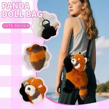 35cm--Simulation Plush Doll Shoulder Bag Plush Toy Gifts For Boys And Girls Ages 3 And Up Cute Plush Shoulder Bags One Size
