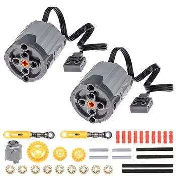 35PCS 8882 Power Functions XL Motor совместимы с Lego Technical Parts MOC Blocks Power Ups Building Blocks
