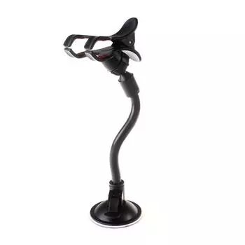 360. Rotating Creative Car Mobile Phone Universal Windshield Holder Outlet Dashboard Accessorie H2N6 black-one-size