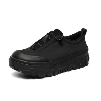3653 black thick baseplate shoes men s spring new big head niche shoes Guochao street trend functional style men s shoes 38
