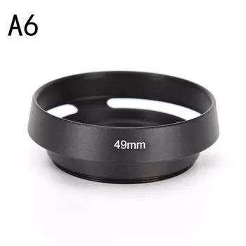 37 39 40,5 43 46 49 52 55 58 62 67 мм металлическая бленда объектива для Leica Canon Nikon 49mm